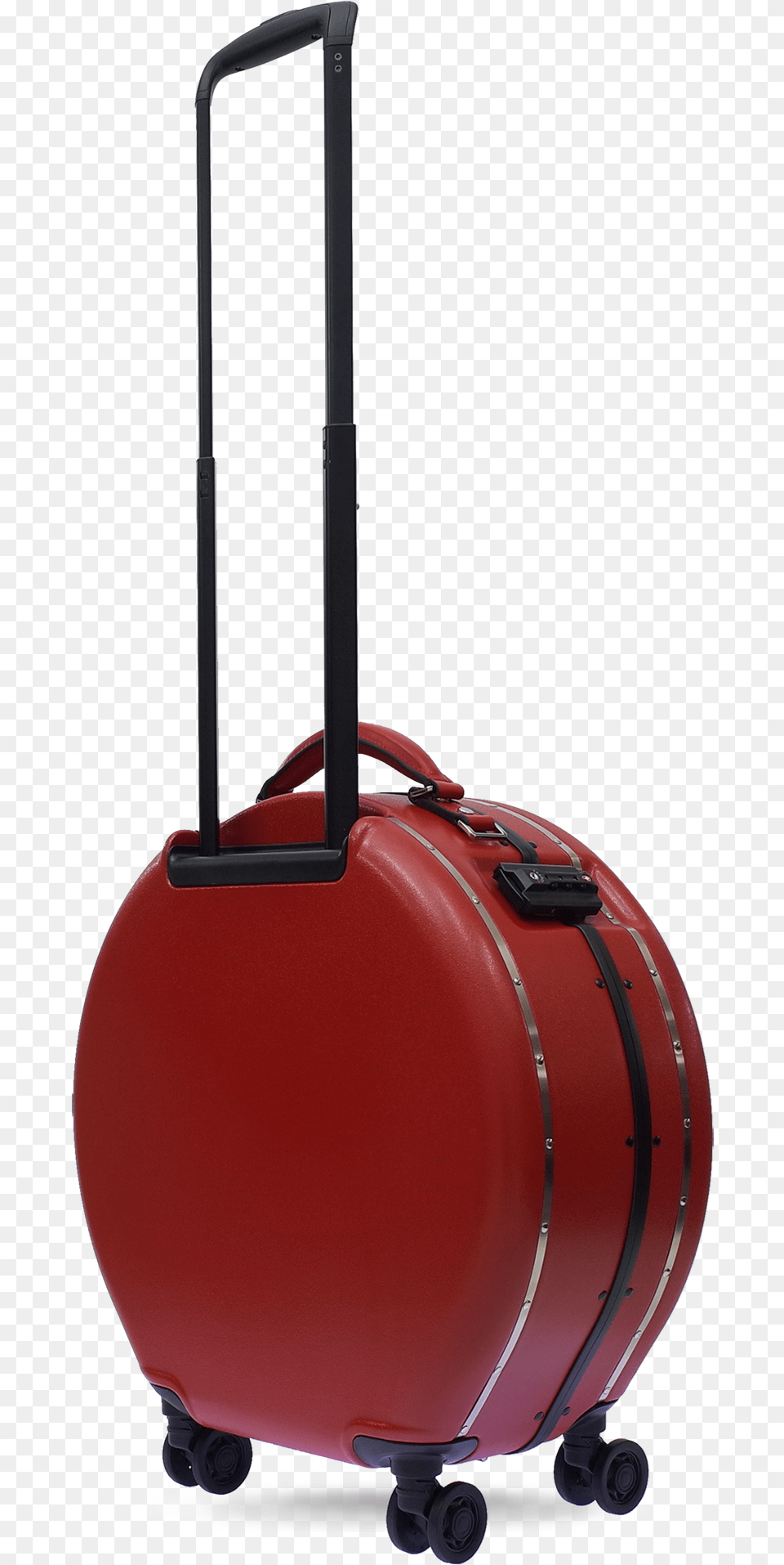 Red Round Luggage Baggage, Suitcase, Machine, Wheel, E-scooter Free Transparent Png