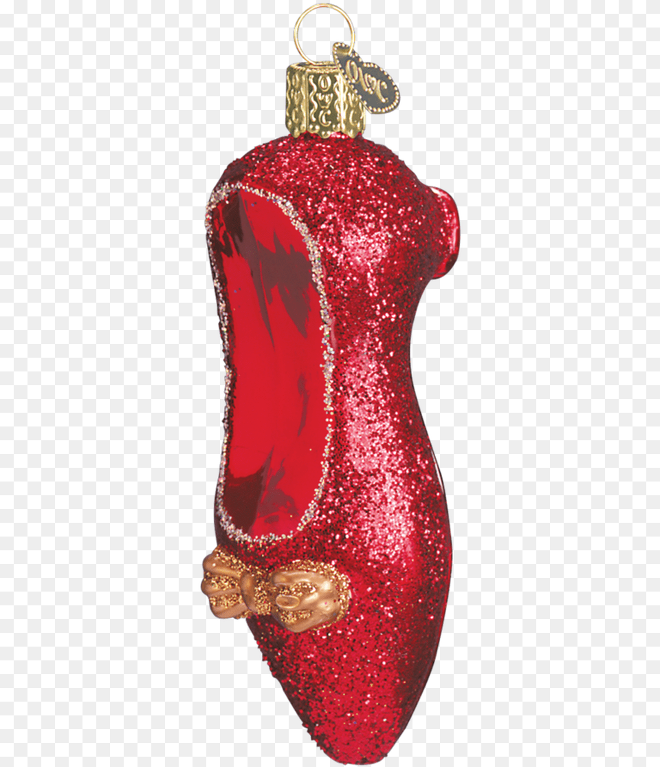 Red Ruby Slipper Glass Ornament 4 18 Christmas, Christmas Decorations, Festival, Woman, Wedding Free Png Download