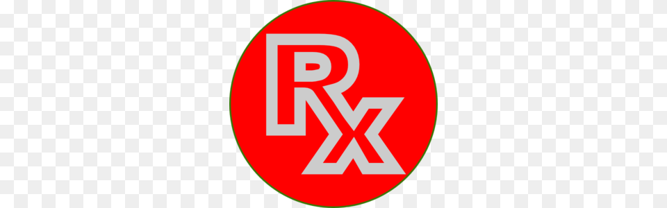 Red Rx Button Clip Art, First Aid, Logo, Sign, Symbol Png Image
