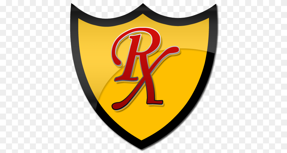 Red Rx Yellow Shield Clipart Clipart Image, Armor, Logo Free Png