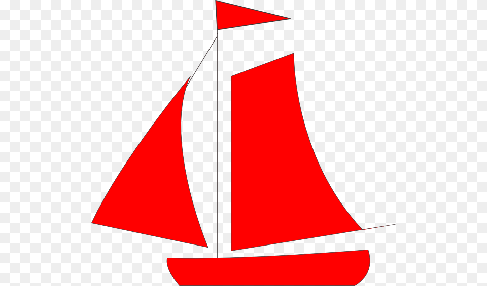 Red Sail Boat Clip Art, Sailboat, Transportation, Vehicle, Yacht Png