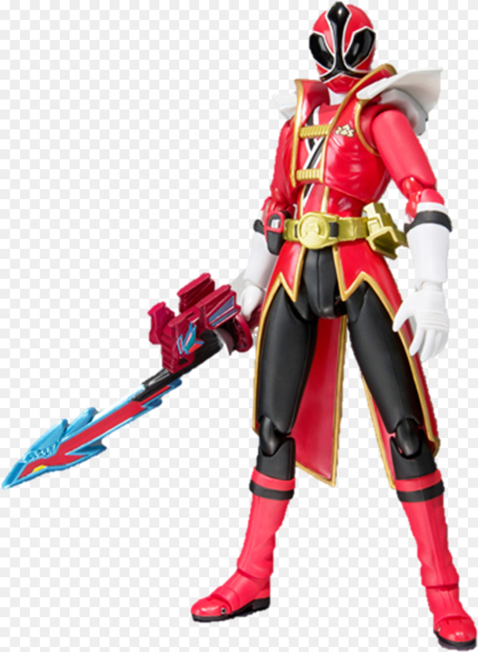 Red Samurai Ranger Sh Figuarts Shark Attack Tamashii Web Exclusive Shfiguarts Hyper Shinkin Red, Clothing, Costume, Person, Adult Free Png