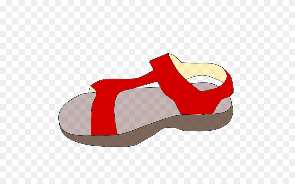 Red Sandal Clipart For Web, Clothing, Footwear, Smoke Pipe Png