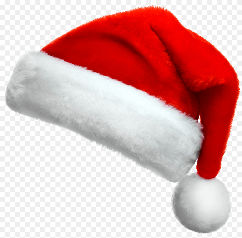 Red Santa Hat Picture Background Christmas Cap, Clothing Free Png