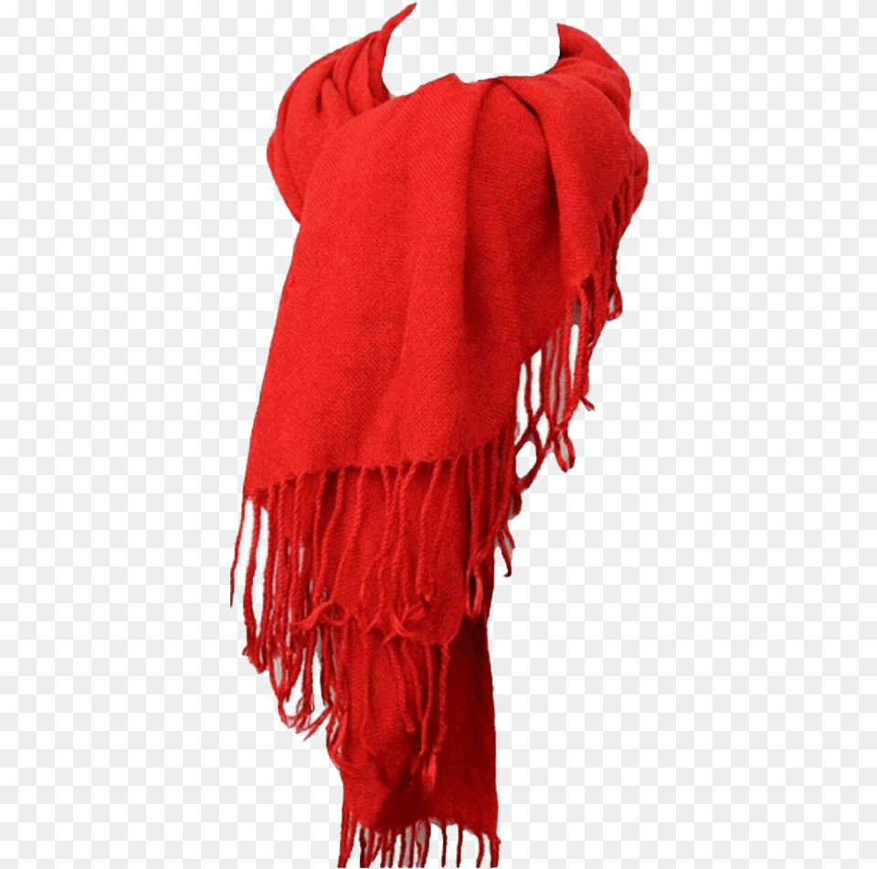 Red Scarf Photos Scarf, Clothing, Coat, Stole Free Png