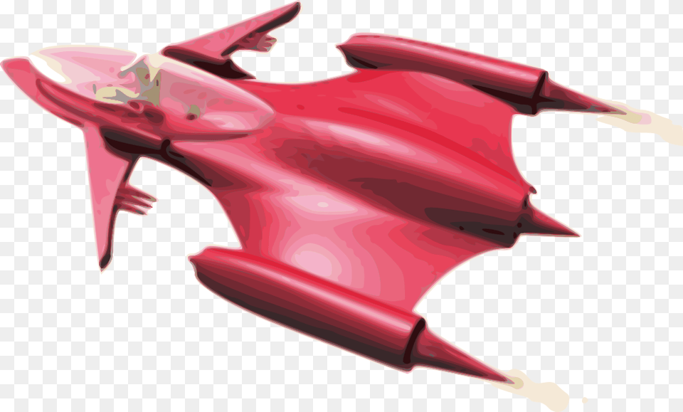 Red Scifi Rocket Sci Fi Rocket, Aircraft, Transportation, Vehicle, Airplane Free Png