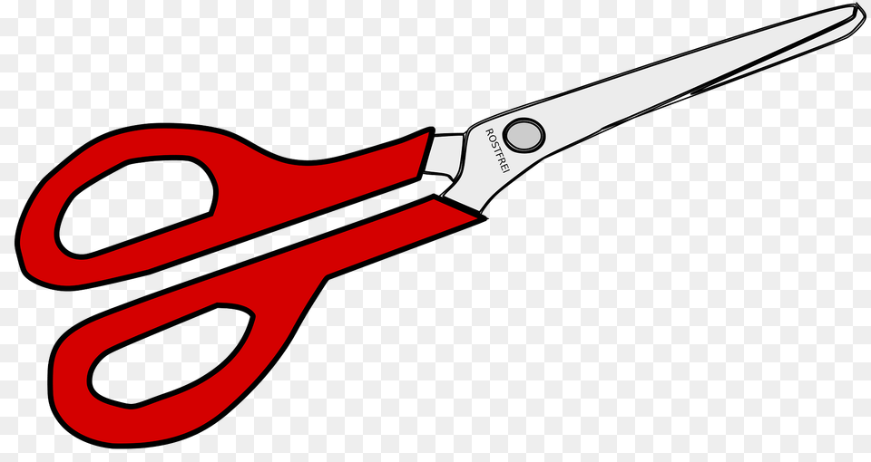 Red Scissors Clipart, Blade, Shears, Weapon, Dagger Free Png Download