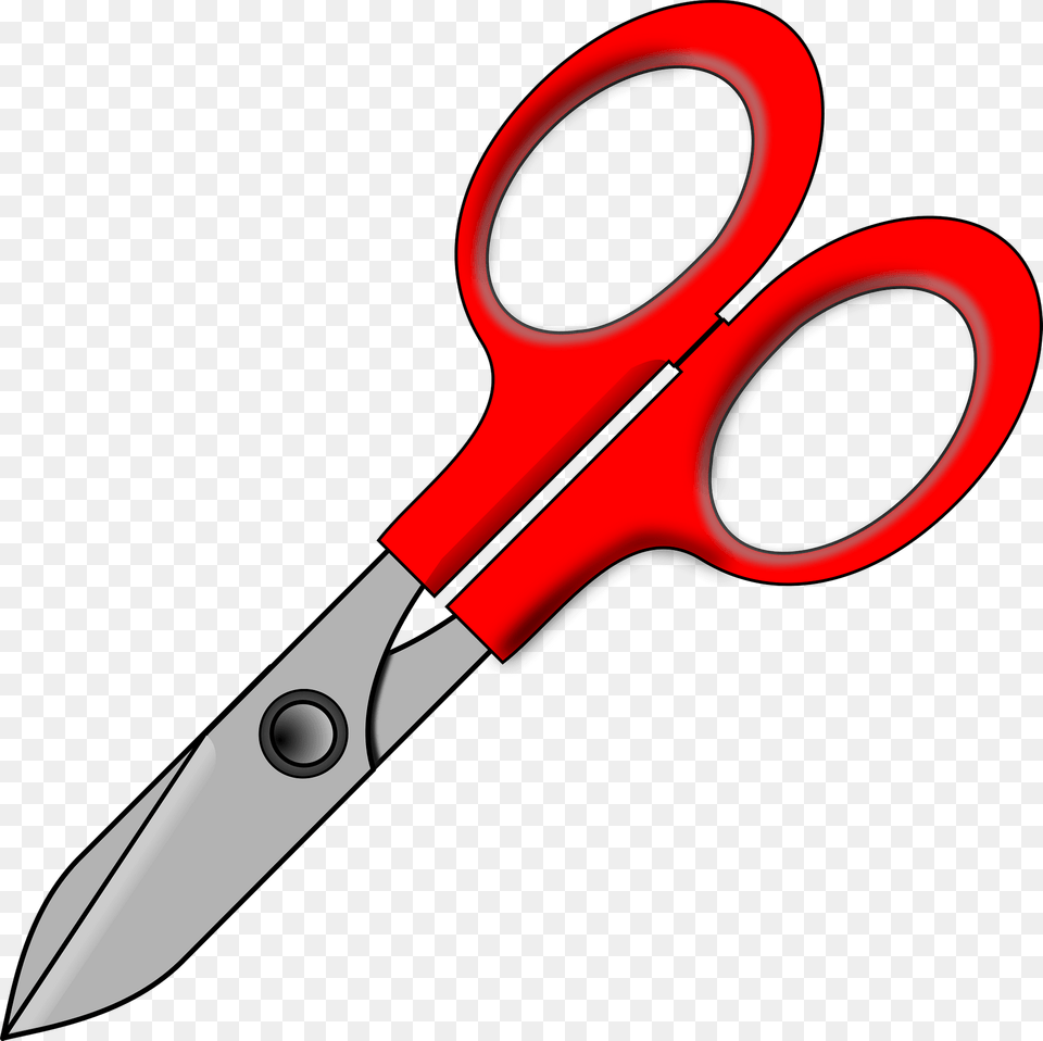 Red Scissors Clipart, Blade, Shears, Weapon, Dagger Free Transparent Png