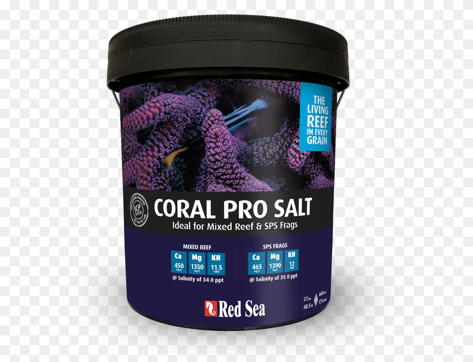 Red Sea Coral Pro Salt Coral Pro Salt Red Sea, Can, Tin Free Png