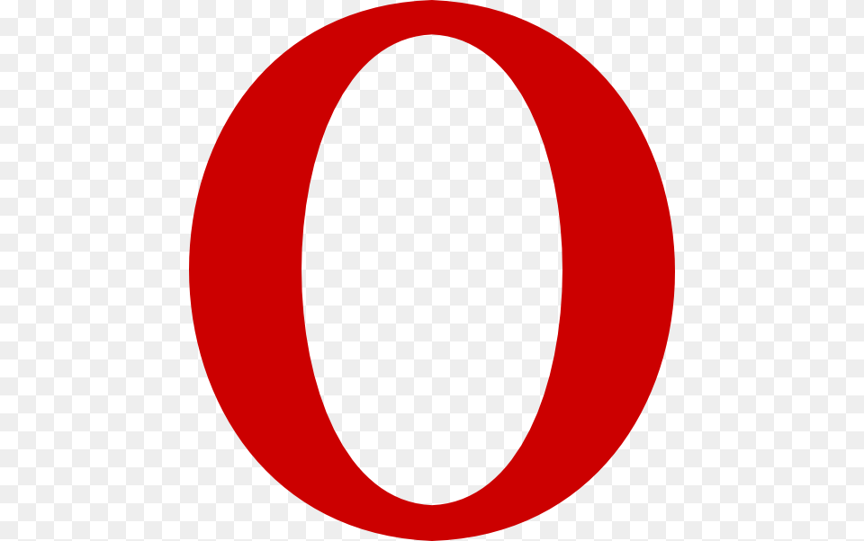 Red Serif O Letter Clip Art, Logo, Clothing, Hardhat, Helmet Free Png