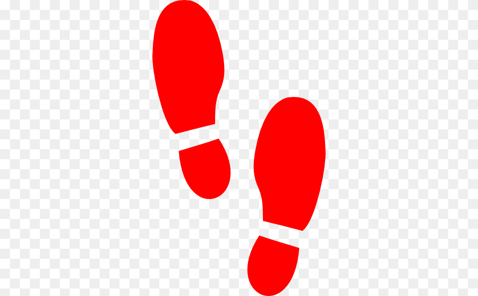 Red Shoe Clipart, Footprint Free Png Download