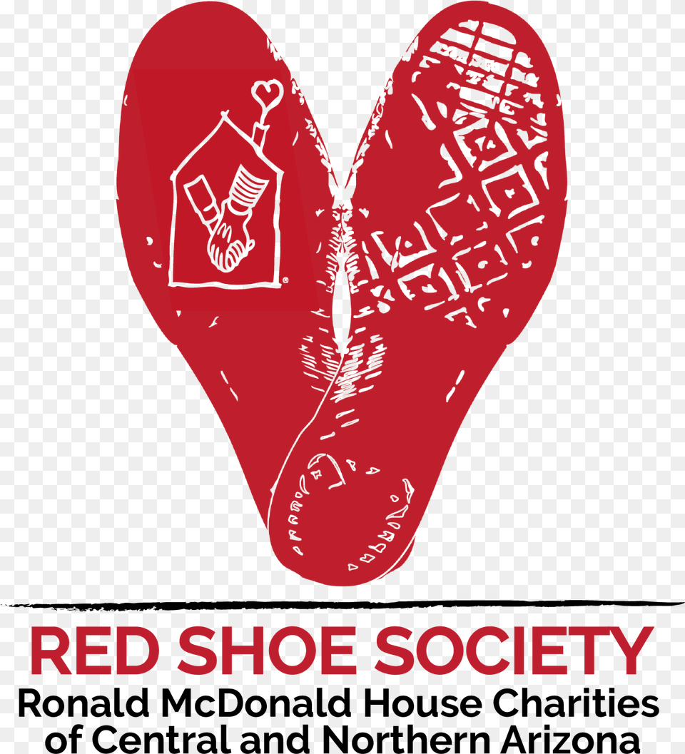 Red Shoe Society Logo Heart, Clothing, Footwear, Sneaker Free Png Download