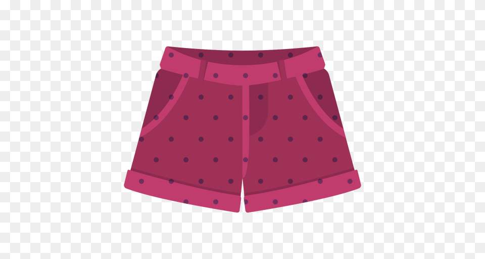 Red Shorts Dots, Clothing, Diaper, Underwear Free Png