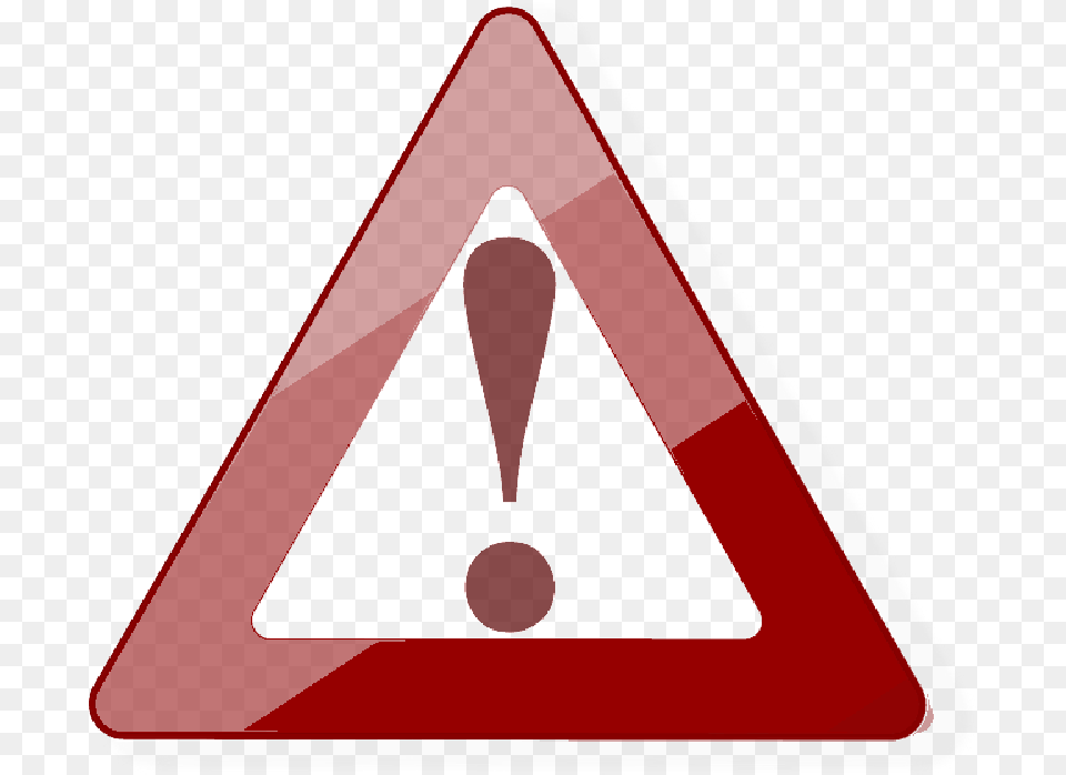 Red Sign Cartoon Signs Danger Triangle Attention Attention Danger, Symbol, Road Sign, Dynamite, Weapon Png