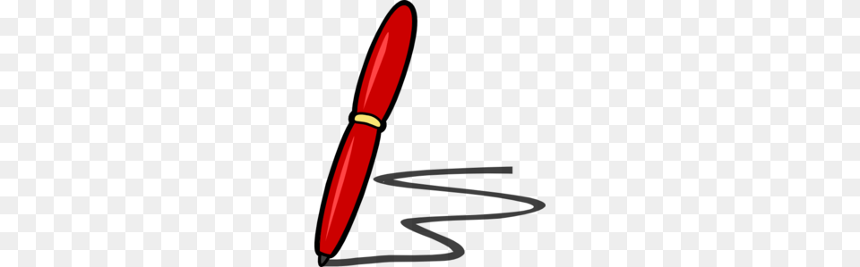 Red Signature Clip Art, Brush, Device, Tool, Pen Free Transparent Png