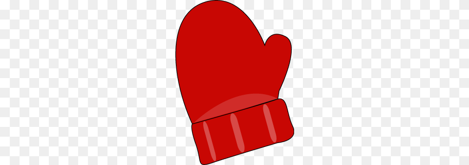 Red Single Mitten Printable Magnets Or Scrap Book Journals, Clothing, Glove, Food, Ketchup Free Png