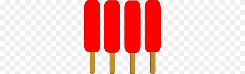 Red Single Popsicle Clip Art, Food, Ice Pop, Cream, Dessert Png Image