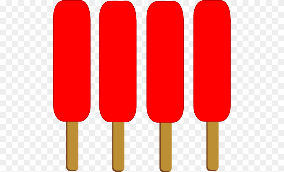 Red Single Popsicle Clip Art, Food, Ice Pop, Dynamite, Weapon Free Png Download