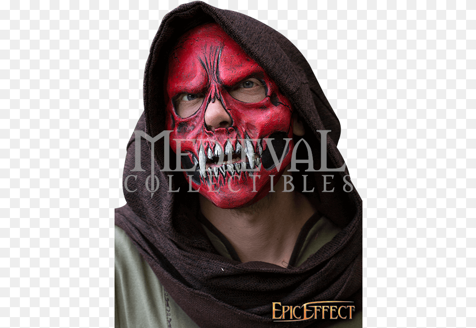 Red Skull, Clothing, Face, Portrait, Head Free Png
