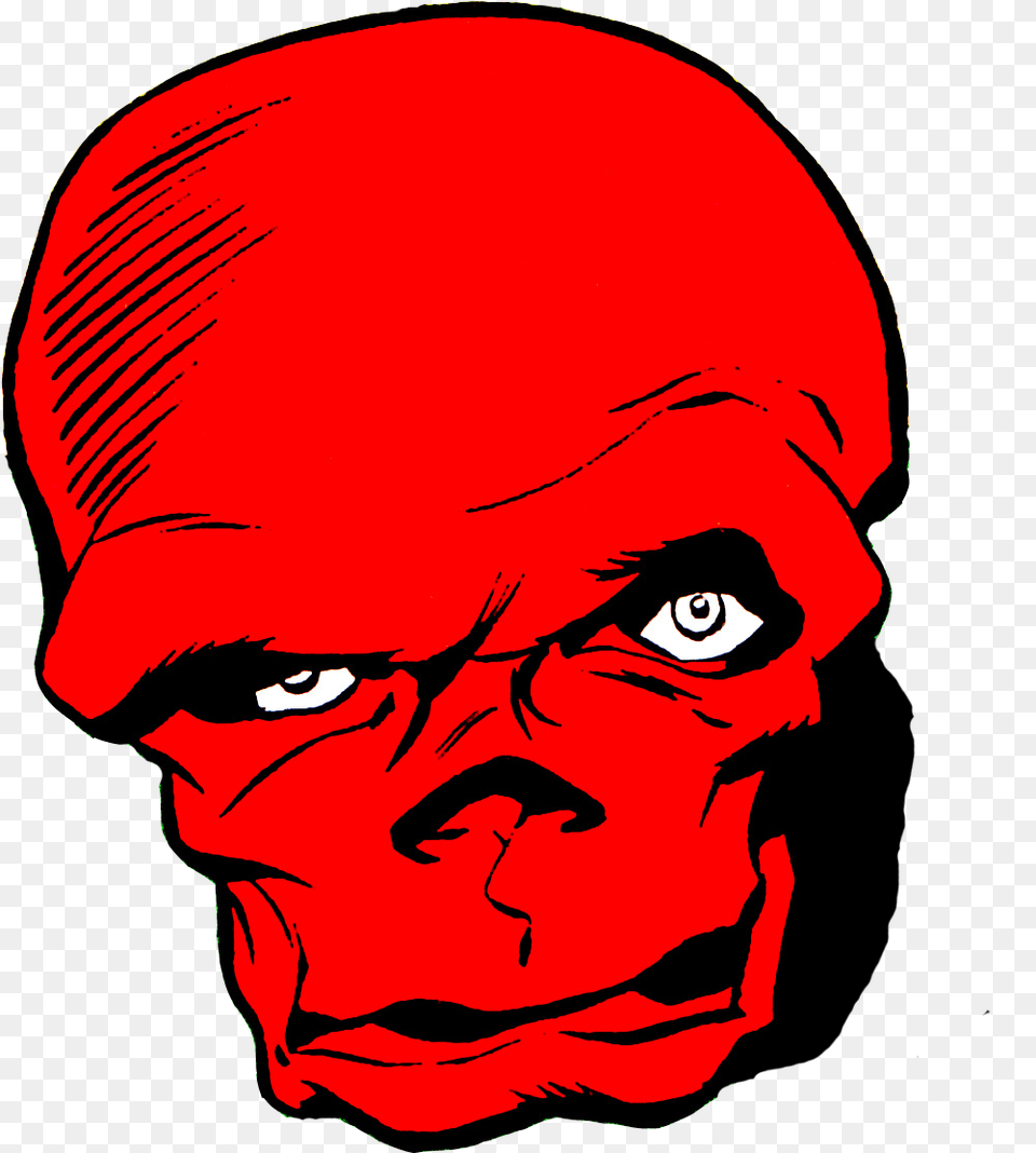 Red Skull By Jack Kirby Red Skull Captain America, Face, Head, Person, Photography Free Png Download