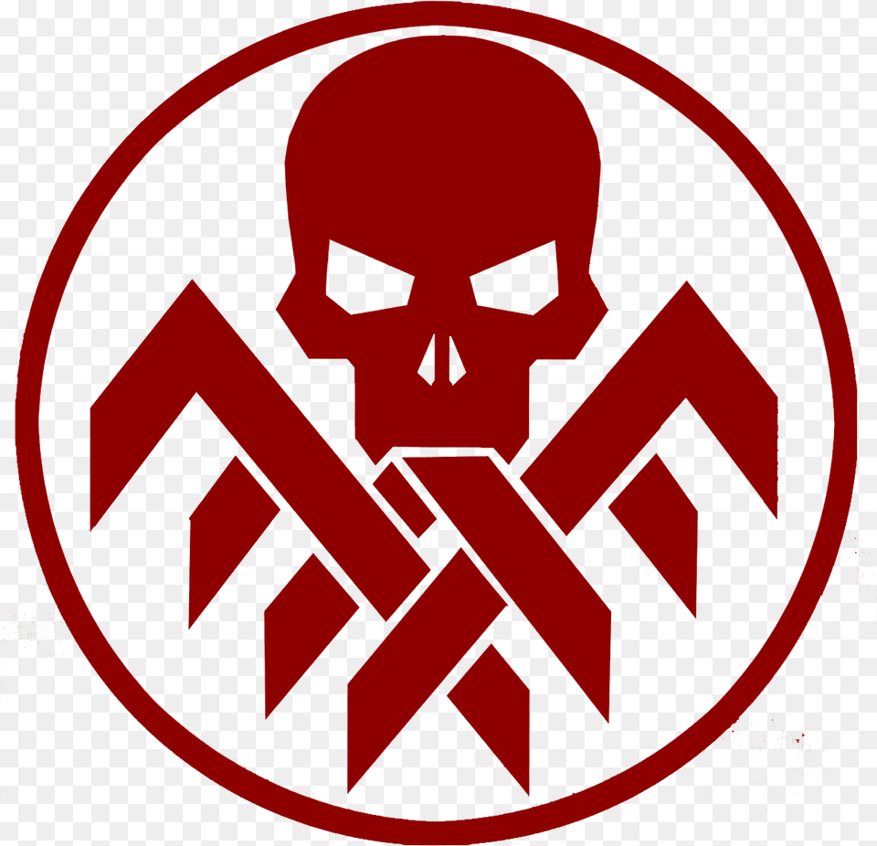 Red Skull Captain America Hydra Logo Marvel Cinematic Red Skull Logo Marvel, Emblem, Symbol, Face, Head Png