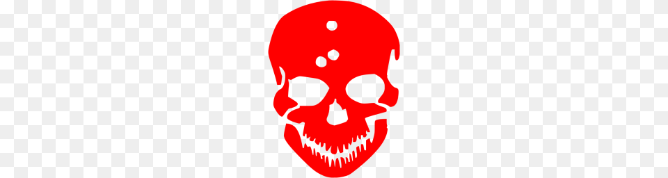 Red Skull Icon, Logo, Maroon Free Png