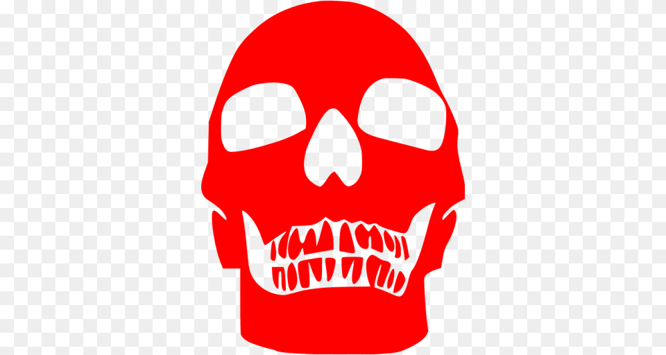 Red Skull Icon, Head, Person, Face Png