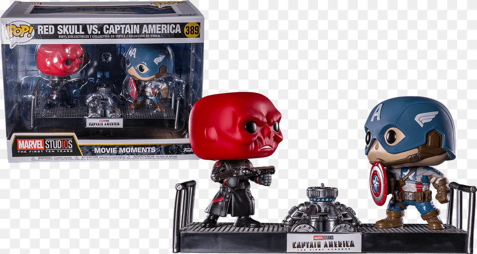 Red Skull Pop Funko, Helmet, Person, Robot, Face Free Png Download