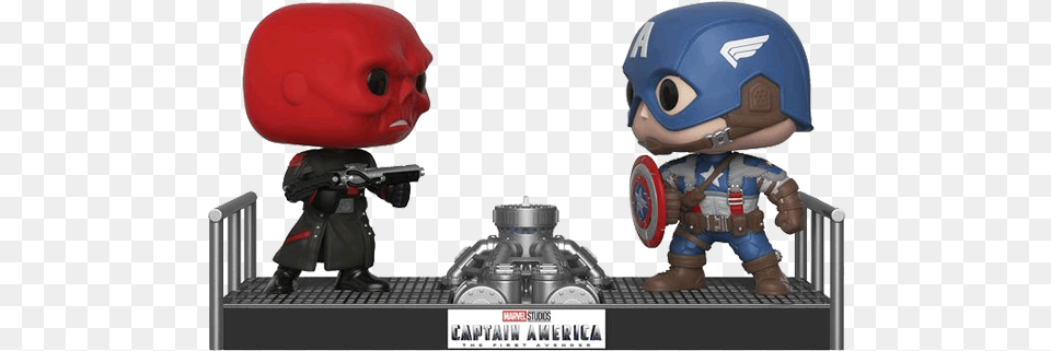 Red Skull Vs Captain America Funko Pop, Helmet, Baby, Person Free Png