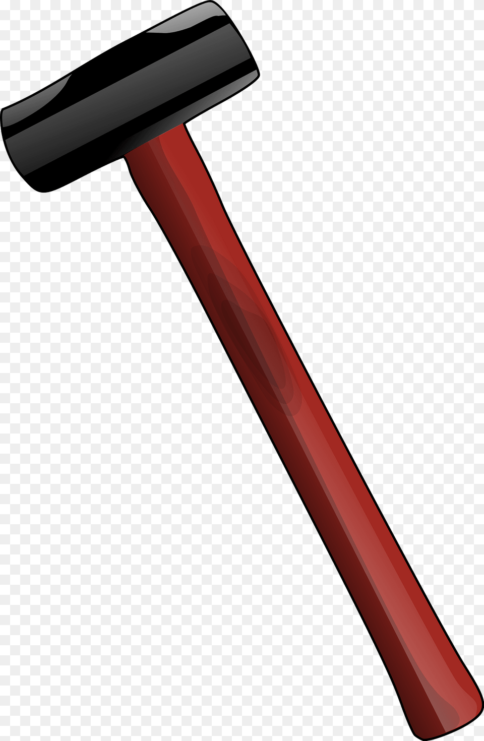 Red Sledgehammer Clipart, Device, Hammer, Tool, Mallet Png Image