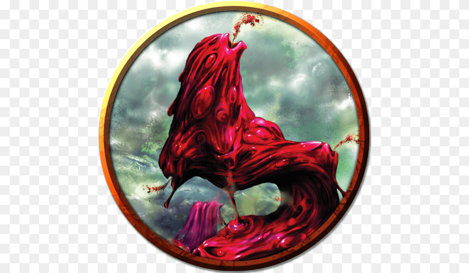 Red Slime Monster Art, Adult, Female, Person, Woman Png Image