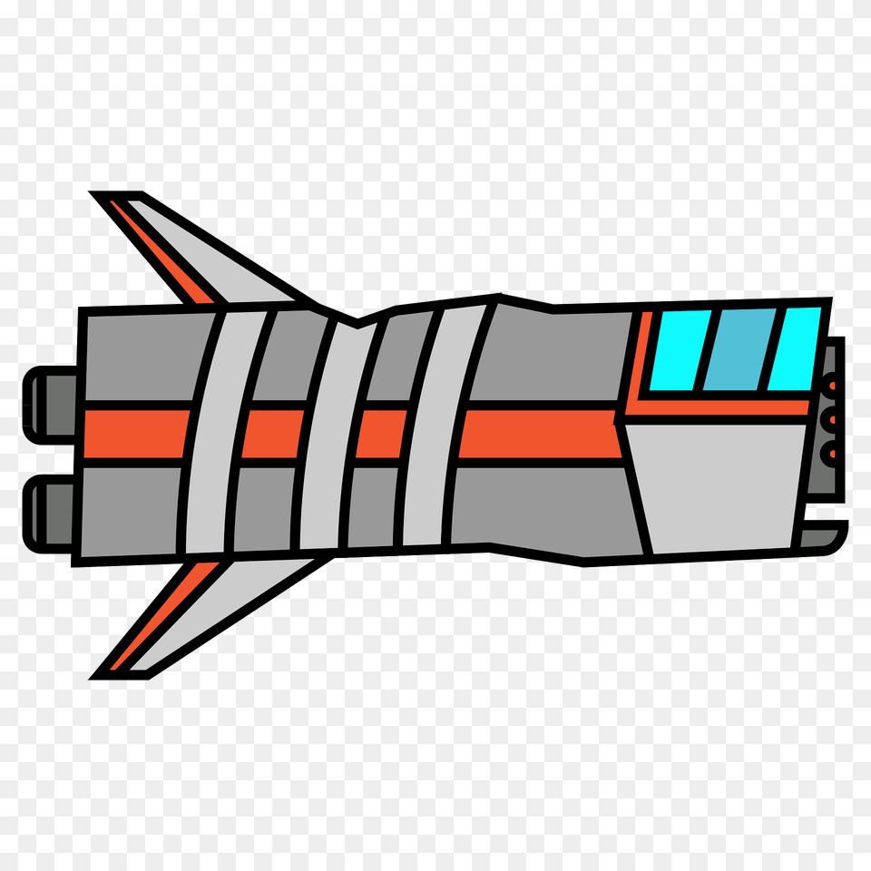 Red Small Spaceship Clipart, Ammunition, Missile, Weapon, Aircraft Png