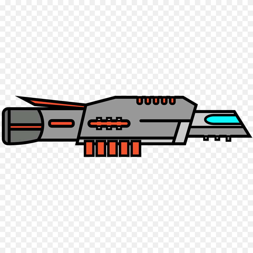Red Small Spaceship Clipart, Weapon, Aircraft, Transportation, Vehicle Free Png Download