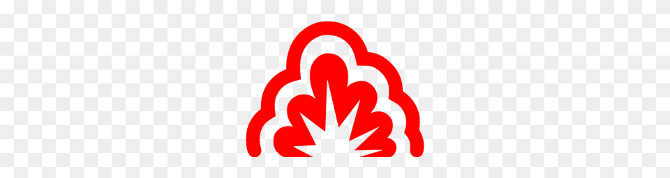 Red Smoke Explosion Icon, Logo, Maroon Free Transparent Png