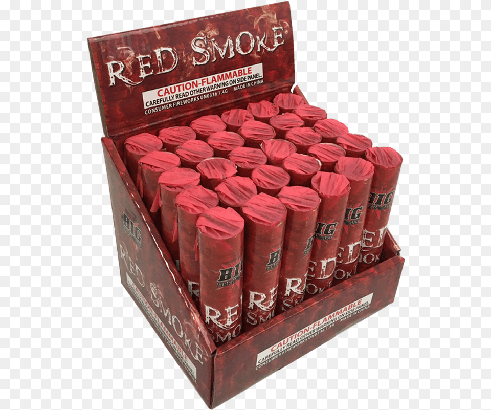 Red Smoke Red Smoke Bomb China, Weapon, Box, Can, Dynamite Png Image