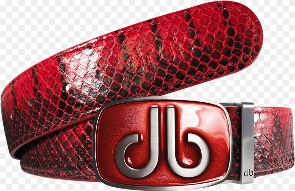 Red Snakeskin Leather Belt With Buckle Druh Belts, Accessories, Car, Transportation, Vehicle Free Png Download