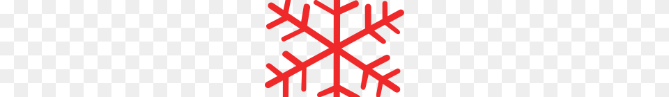 Red Snowflake Clipart Collection Of Red Snowflake Clipart, Nature, Outdoors, Cross, Snow Free Transparent Png