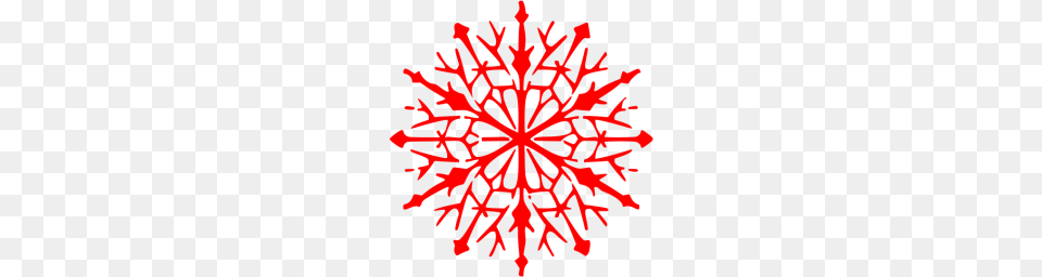 Red Snowflake Icon, Logo, Maroon Free Png