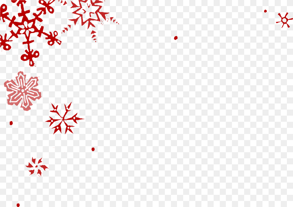 Red Snowflakes Download Red Snowflake Background, Art, Floral Design, Graphics, Pattern Free Png