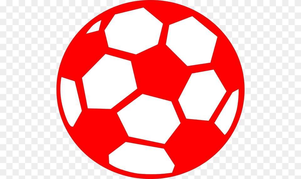 Red Soccer Ball Clip Art, Football, Soccer Ball, Sport Png Image