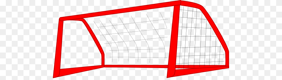 Red Soccer Goal Net Clip Art, Fence Png Image