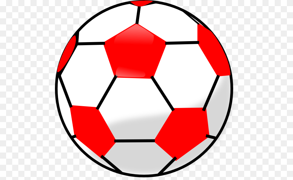 Red Soccerball Clip Art, Ball, Sport, Football, Soccer Ball Png Image