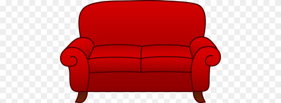 Red Sofa Clip Art Addy Glass Clip Art Sofa And Art, Couch, Furniture, Chair, Armchair Free Png