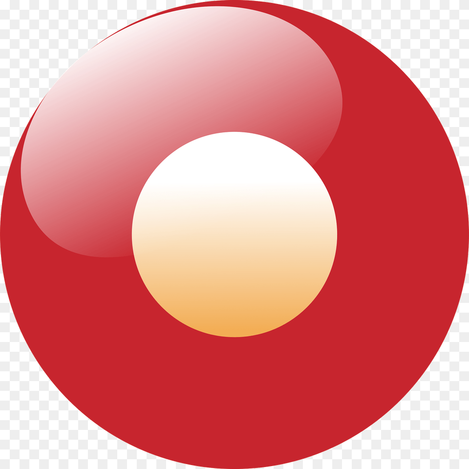 Red Solid Ball Clipart, Sphere, Disk Png