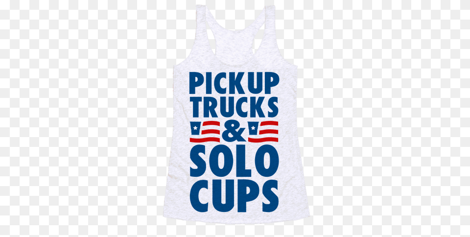 Red Solo Cup Racerback Tank Tops Lookhuman, Clothing, Tank Top, Person Free Transparent Png