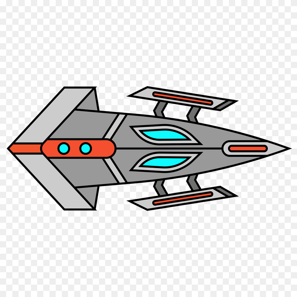 Red Spaceship Clipart, Aircraft, Transportation, Vehicle, Airplane Free Transparent Png