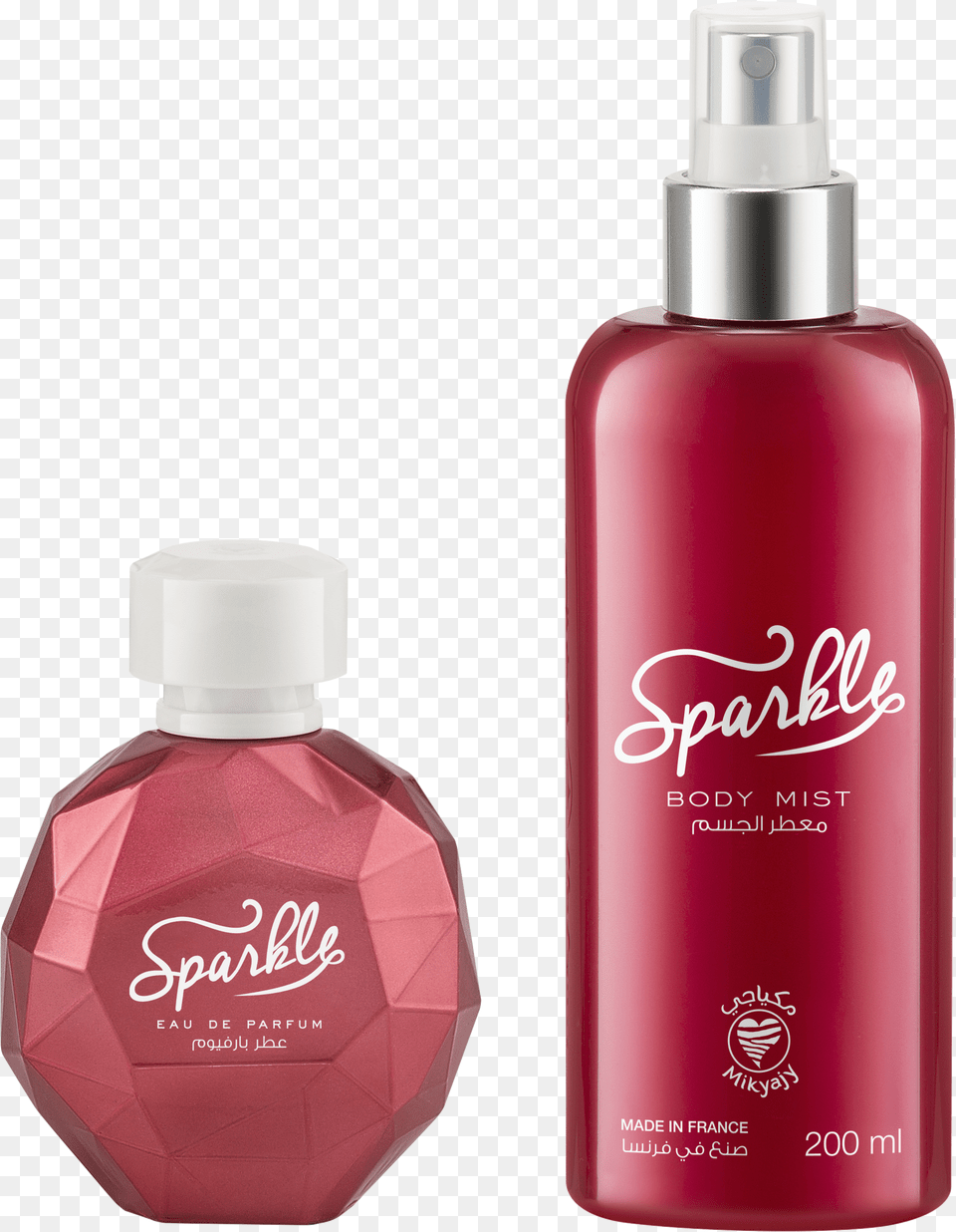 Red Sparkles, Bottle, Cosmetics, Perfume, Ammunition Png Image