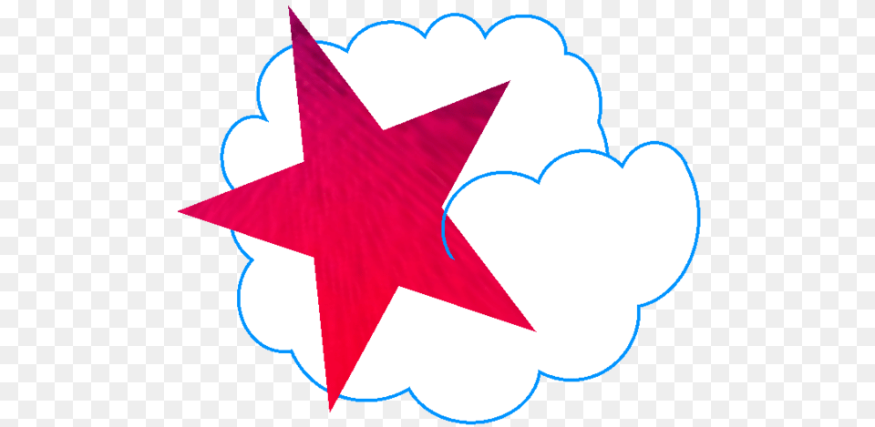 Red Sparkles Cutie Mark, Star Symbol, Symbol, Animal, Fish Png