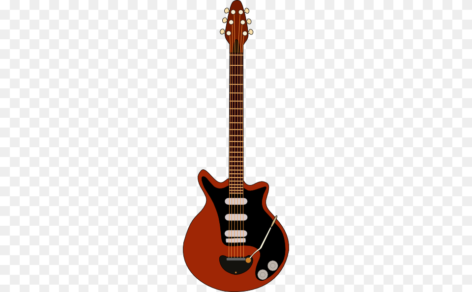 Red Special Guitar Clip Art Vector, Musical Instrument, Electric Guitar, Bass Guitar Free Transparent Png