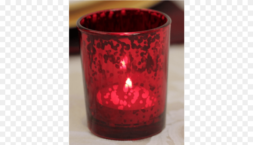 Red Speckled Cylinder Votive, Jar, Pottery, Cup, Candle Png Image